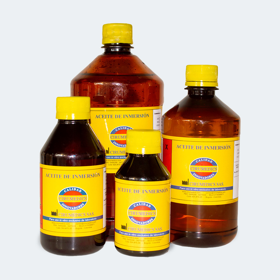 aceite inmersion microscopio Bio-Bacter Cirumedics