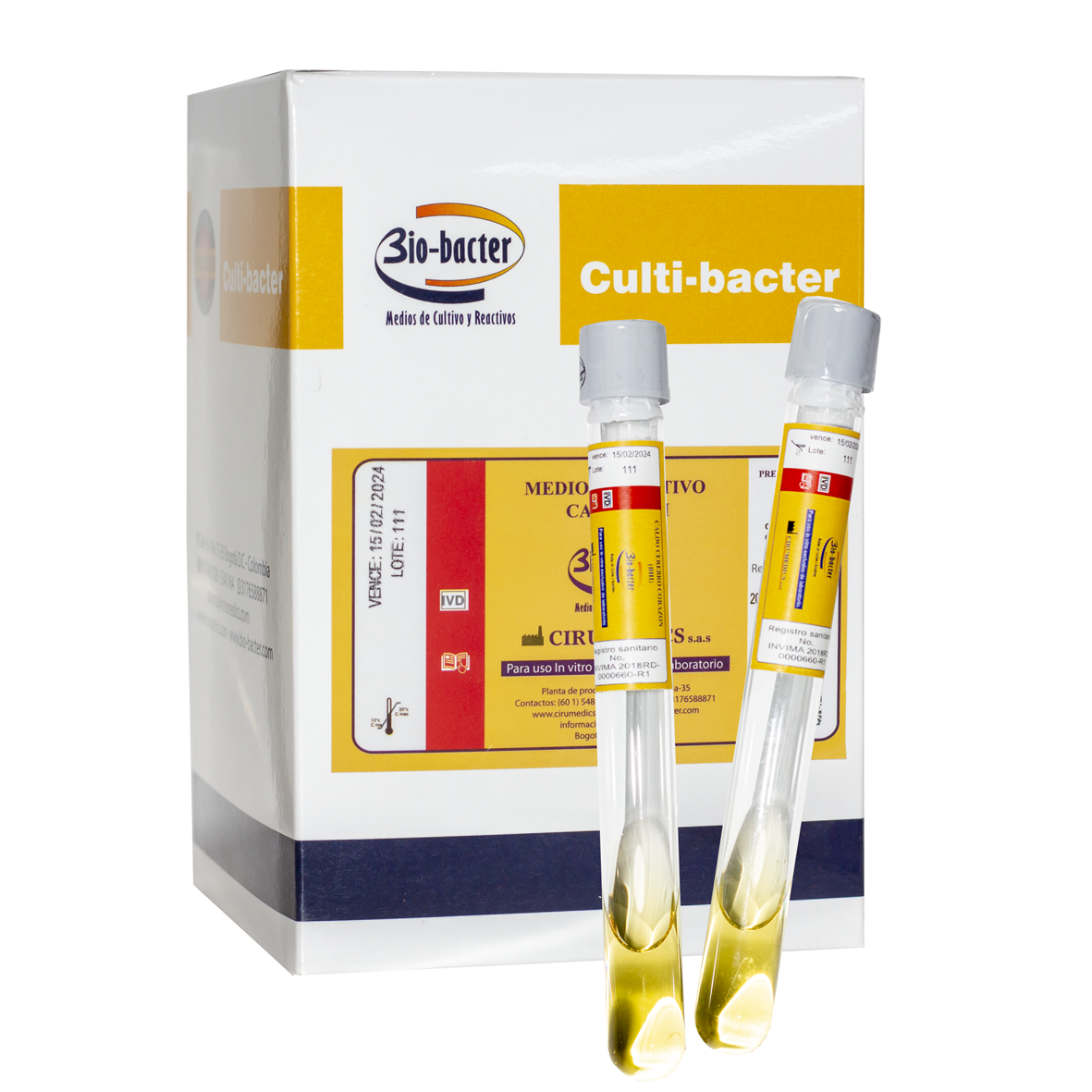 Caldo BHI cultivo Bio-Bacter Cirumedics