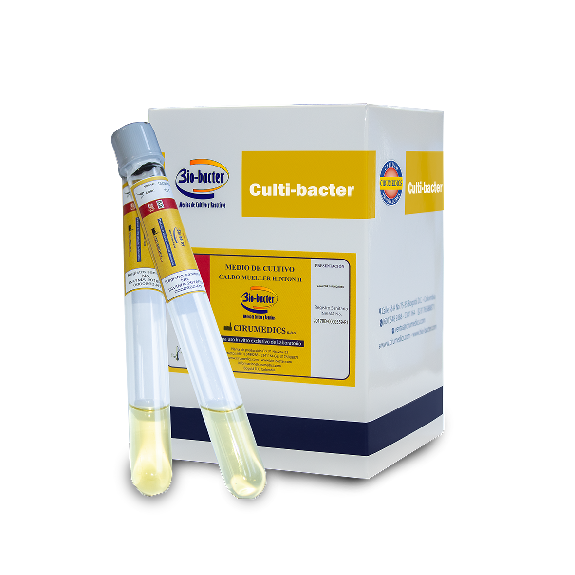Caldo Mueller Hinton II Bio-Bacter Cirumedics