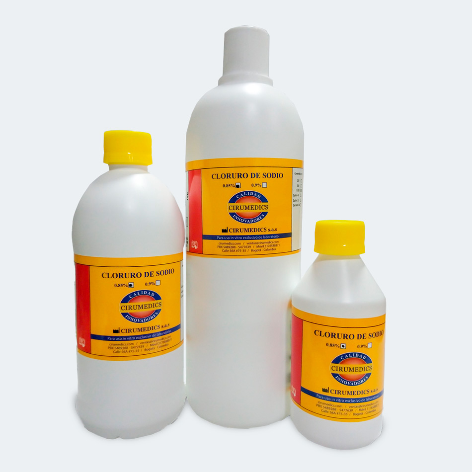 cloruro de sodio laboratorio Cirumedics
