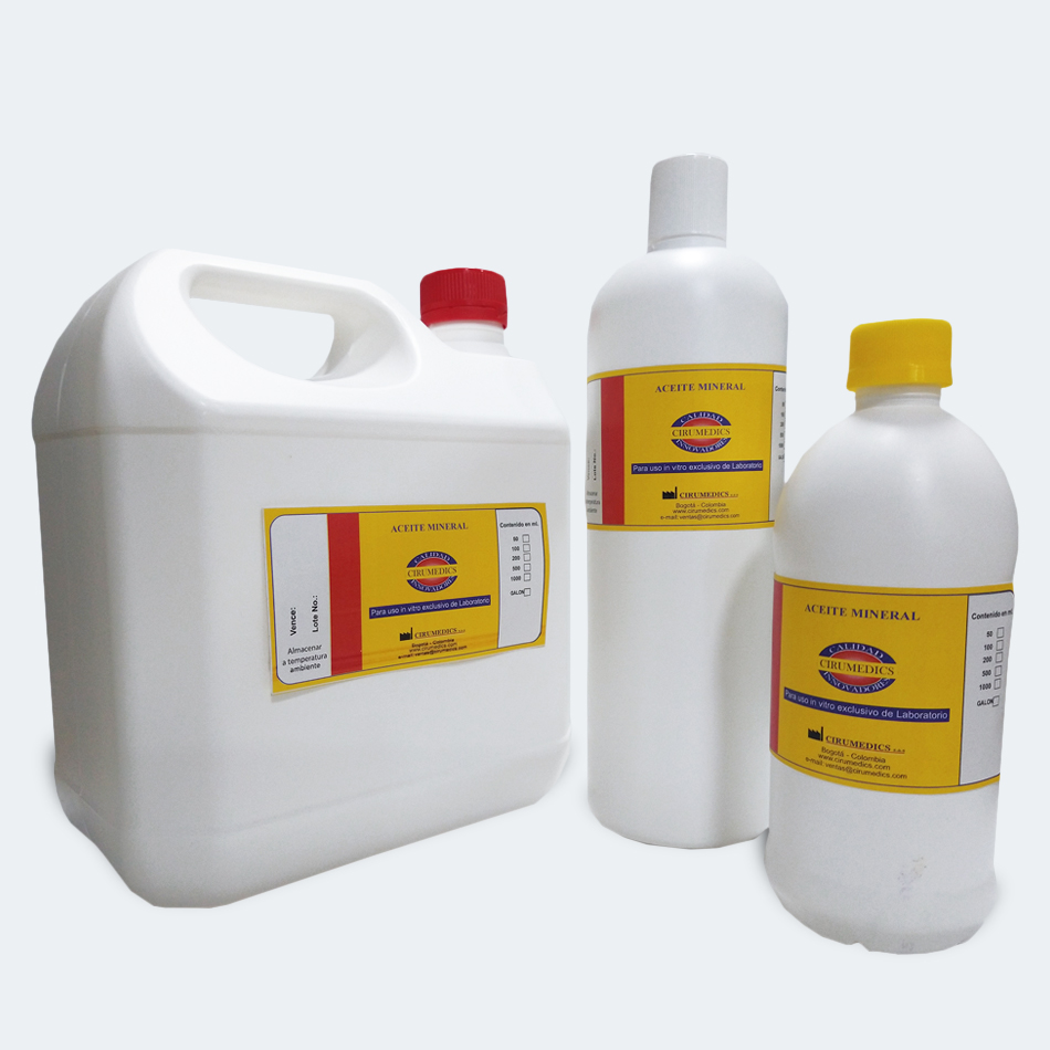 aceite mineral laboratorio cirumedics
