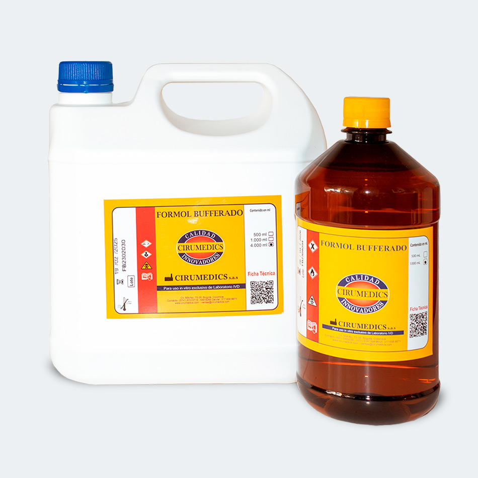 formol bufferado laboratorio Cirumedics