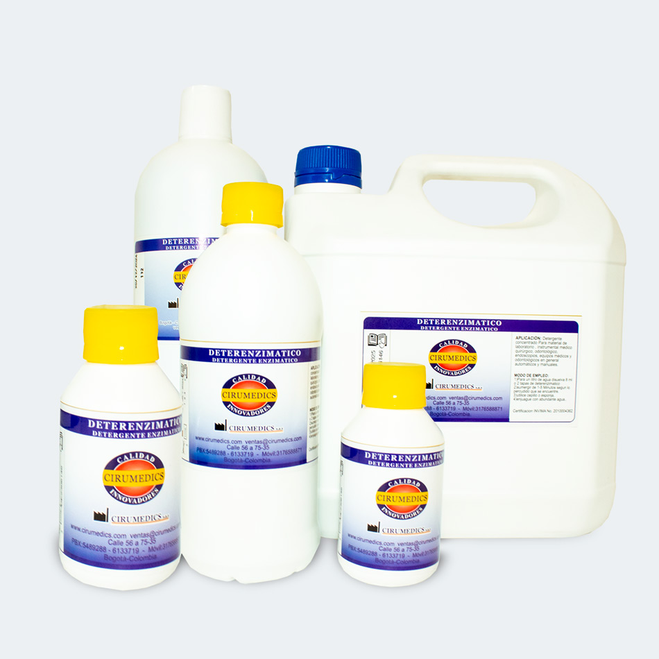 detergente enzimático laboratorio Cirumedics